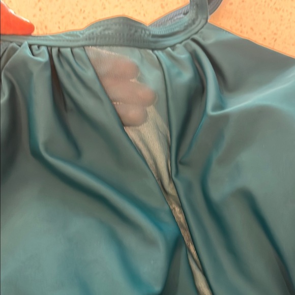 Tempt Me Teal One-Piece Swimsuit With Sheer Back Size 18W NWT - Picture 5 of 11